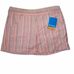 NEW‎ COLUMBIA silver ridge plaid omni shade short 16